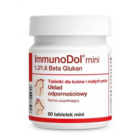 DOLFOS ImmunoDol mini Na Odporność Dla Kotów i Małych Psów 60 Tabletek