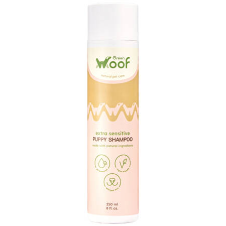 Green Woof Puppy Shampoo Extra Sensitive 250ml Szampon Dla Szczeniąt i Bardzo Wrażliwych Psów